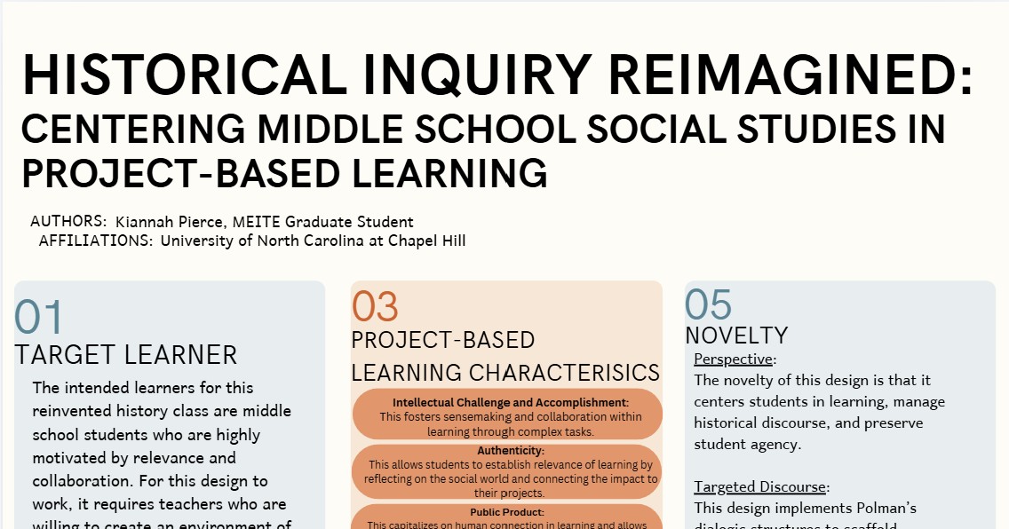 Project-Based Learning Poster